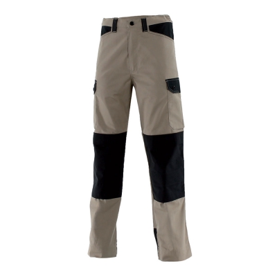 Pantalon de travail beige noir Cepovett Safety KARGO PRO LIGHT