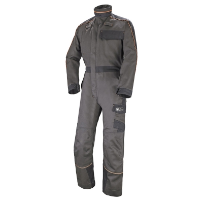 Combinaison de travail gris charcoal noir cepovett safety KONEKT CLASSE 2