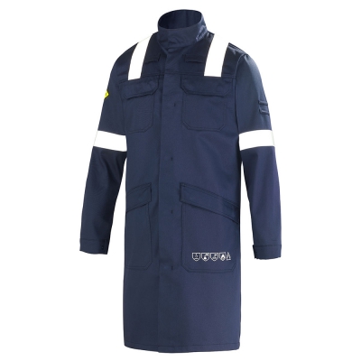 Blouse de travail bleu cepovett safety ATEX REFLECT 350