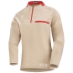 Tunique de travail sable rouge Cepovett Safety PHYTO SAFE Femme
