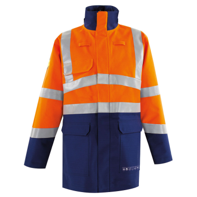 Parka de travail orange fluo marine Cepovett Safety AGGERIS Multirisques