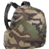 visual 45L black combat bag with camouflage overbag